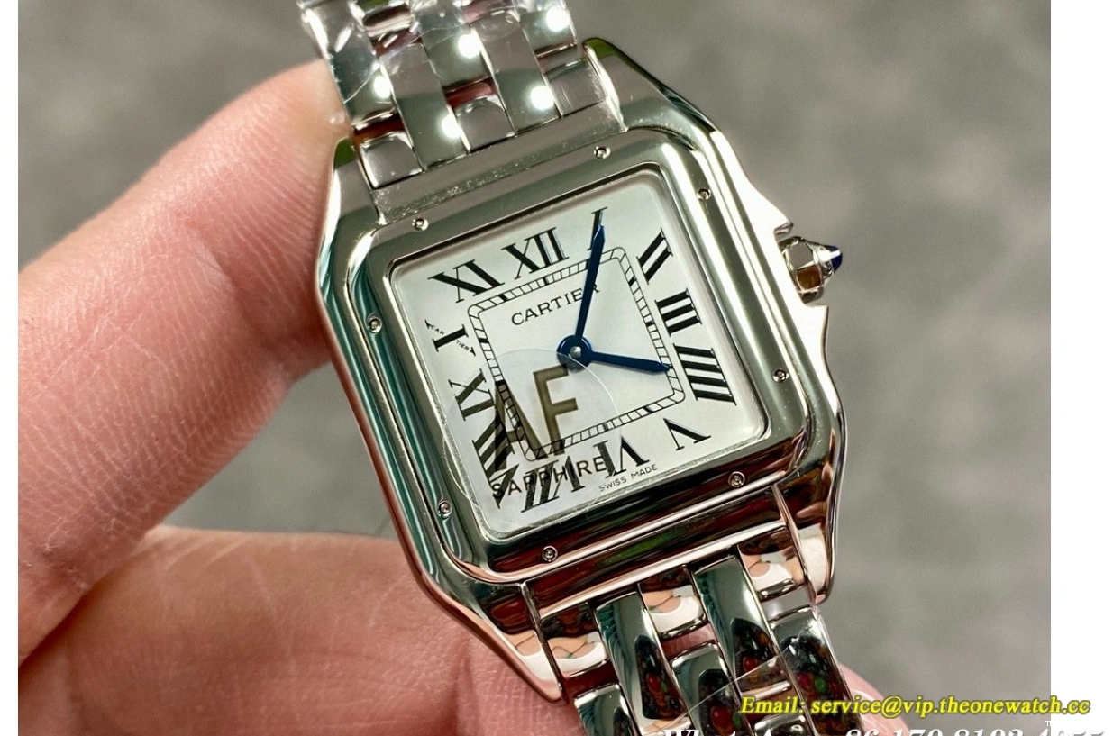 SS Ladies White Panthere De 27mm Quartz AF Secrete SS 0318